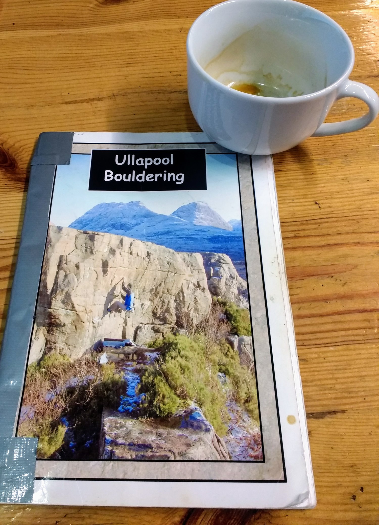 Rare duct tape edition bouldering booklet